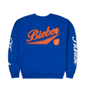 Justin Bieber Blue Sweatshirt - Image 2