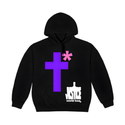 Justin Bieber Black Justice Cross Hoodie