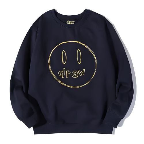 18 Drew House Sketch Crewneck Sweatshirt Navy Blue