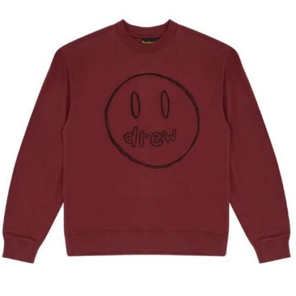 Sketch Mascot Crewneck Burgundy