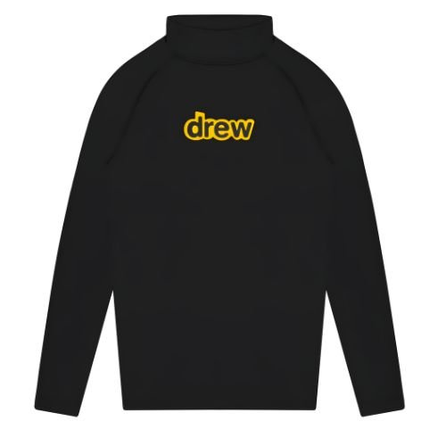 20 Drew House Secret Rashguard Black