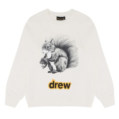 22 Drew House Real Sherman Crewneck Off White