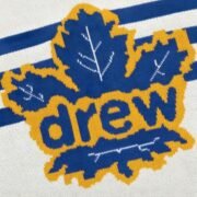 Drew House Maple Leaf Embroidered Crewneck Sweater - Image 3