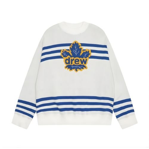 25 Drew House Maple Leaf Embroidered Crewneck Sweater