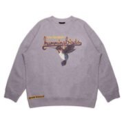 Drew House Hummingbirds Crewneck Heather Grey