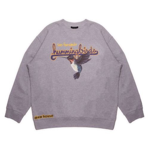 29 Drew House Hummingbirds Crewneck Heather Grey