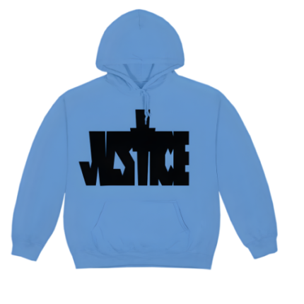 Justine Bieber Blue Justice Hoodie