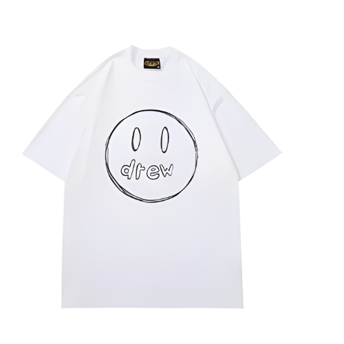 5 Drew House Sketch Face T-Shirt White Drew House Sketch Face T-Shirt White