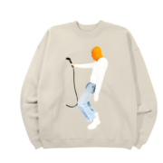 Justin Bieber Light Gray Sweatshirt