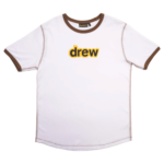 Drew House Secret ss Ringer Tee White/Brown