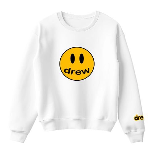 9 Drew House White Sweatshirt